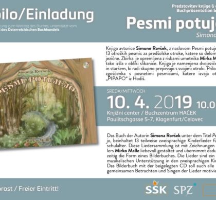 Otroška glasbena delavnica z avtorico otroške pesmarice in slikanice »Pesmi potujejo« Simono Rovšek