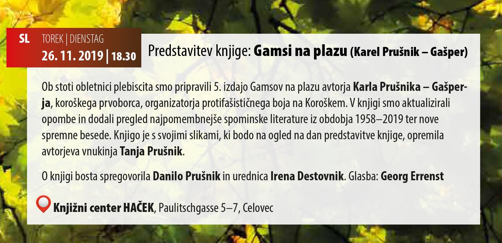 Karel Prušnik – Gašper: Gamsi na plazu (5. dopolnjena izdaja)
