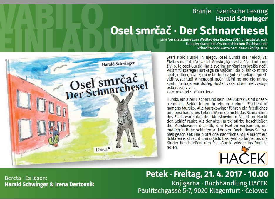 Harald Schwinger : Der Schnarchesel-Osel smrčač