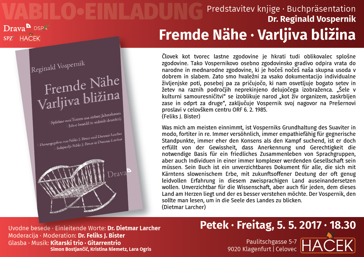 Reginald Vospernik: Fremde Nähe – Varljiva bližina