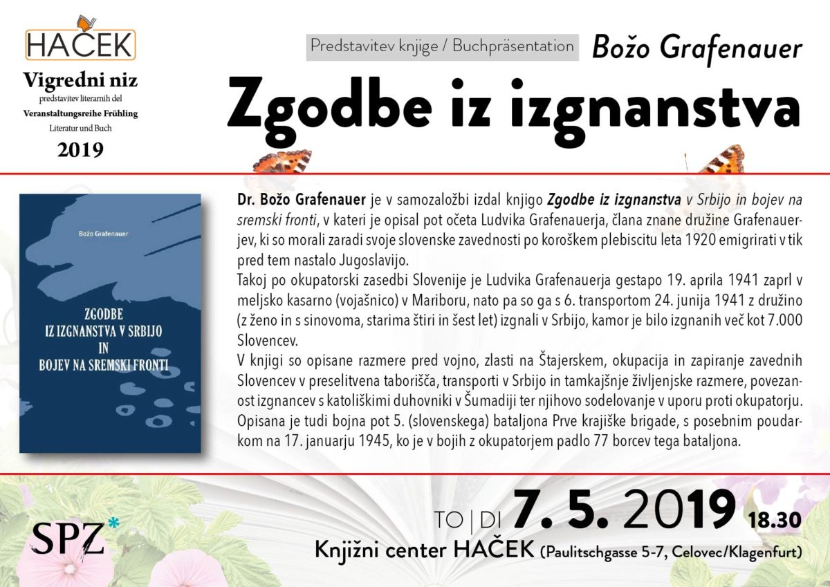 Božo Grafenauer: Zgodbe iz izgnanstva