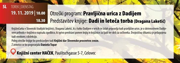 Dragana Laketić: Pravljična urica z Dadijem / Märchenstunde mit Dadi