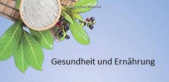 Gesundheit und Ernährung