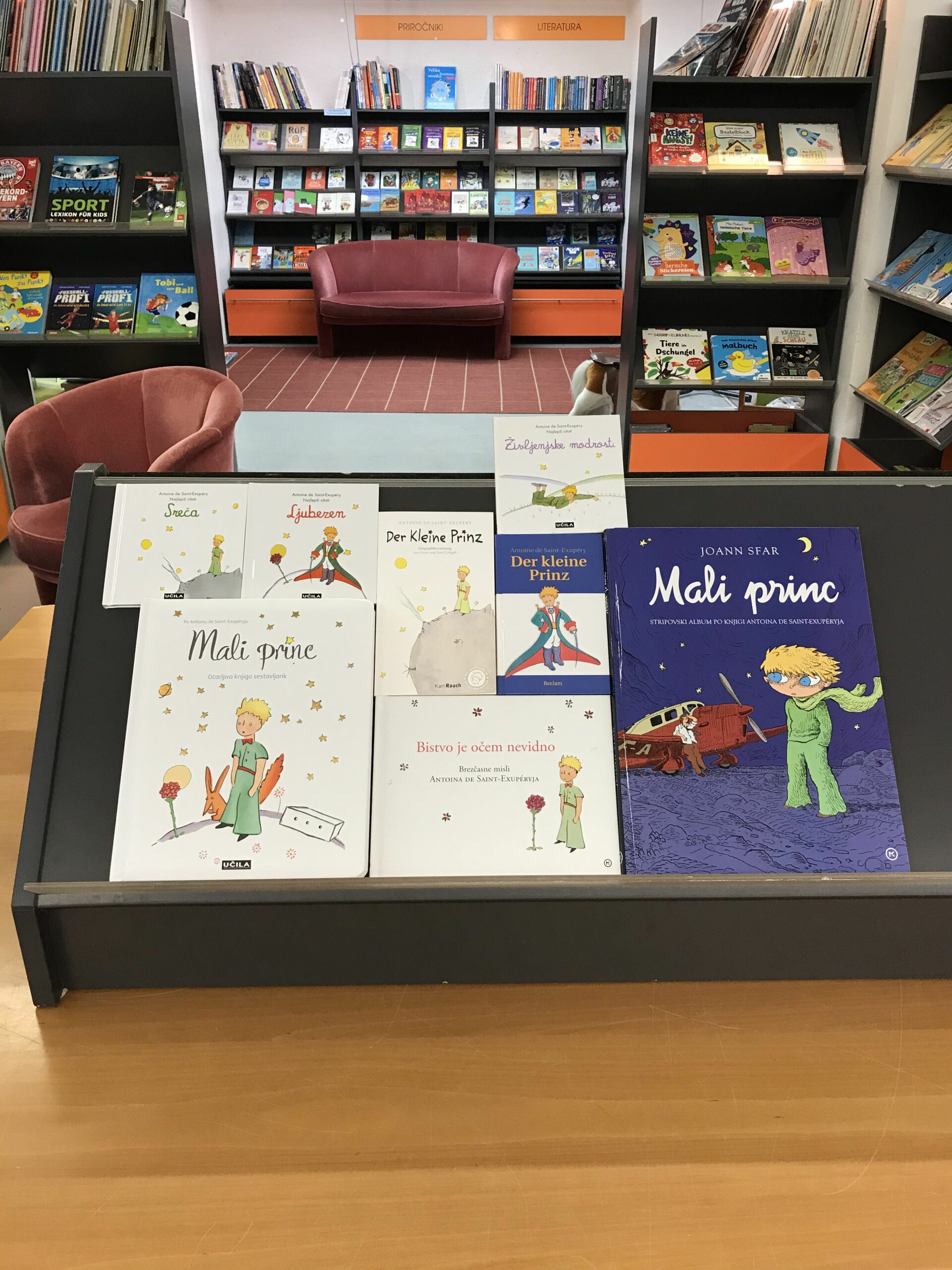 ⭐️Mali princ v naši knjigarni/ Der Kleine Prinz in unserer Buchhandlung⭐️